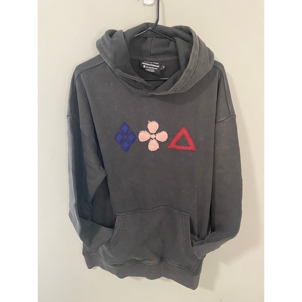 Steady Hands x Samurai Champloo Crunchyroll Hoodie Gray Medium NWT Unisex - Picture 2 of 6